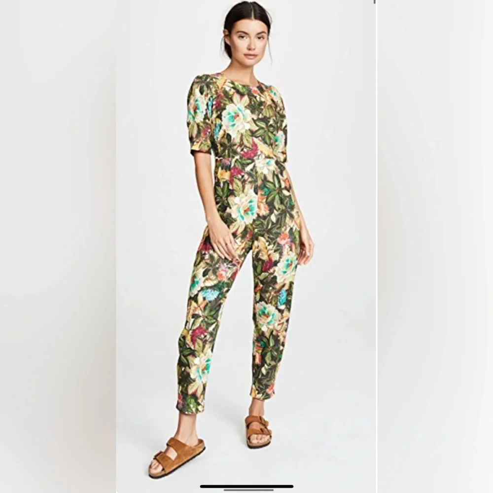 Farm Rio jumpsuit size XS Garden Dreams beautiful floral print